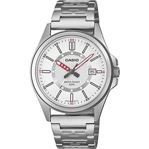 Casio Watch MTP-E700D-7EVEF, zilver, armband, zilver., armband