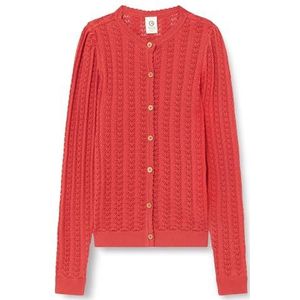 Müsli by Green Cotton Cardigan Ladybird Knit Needle Out l/s pour fille, Apple Red, 116