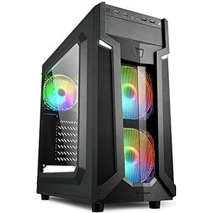 Sharkoon VG6-W RGB PC-behuizing, rood / groen / blauw