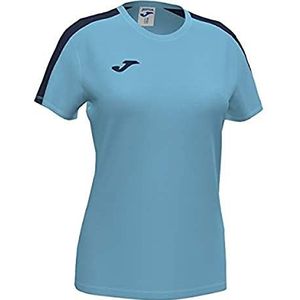 Joma Academy T-shirt voor meisjes, korte mouwen, neon-turquoise