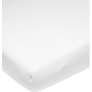 Meyco Baby Uni molton stretch hoeslaken wieg - white - 40x80/90cm