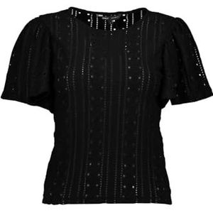 ONLY Onlriverside S/S Flaired Top JRS T-shirt pour femme, Noir, 3XL