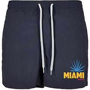 Mister Tee Miami Beach zwemshort voor heren, marineblauw, XXL, Marine.