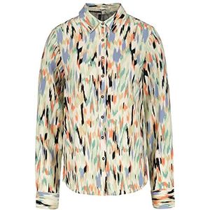 Garcia Damesblouse met lange mouwen, Witte pet.