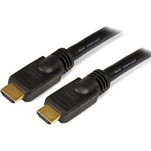 StarTech.com HDMI-kabel met hoge snelheid, Ultra HD, 4 K x 2 K, 7 m - HDMI-kabel naar HDMI-kabel, mannelijk/mannelijk, zwart - verguld (HDMM7M)