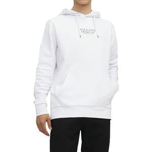 JACK & JONES Jprbluarchie Noos Hoodie voor heren, Wit