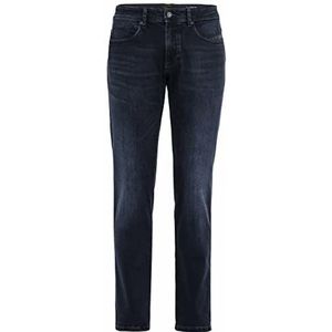 Camel Active 5-Pocket Madison rechte jeans, blauw, W30/L32 (fabrieksmaat: 30/32) heren, Blauw (Donkerblauw Used 46)