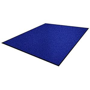 Andersen Classic Impressions Plus Solid nylon tapijt voor binnen, zool van nitrilrubber, 1224 g/m², 115 cm breed x 200 cm lang, glanzend blauw