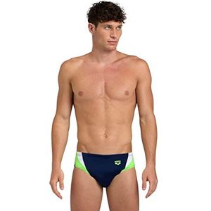 arena Swim Briefs Swim Briefs Herenpaneel, Navy-soft green-white