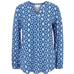 Cartoon 8146/7711 Damesblouse, Blauw/Blauw