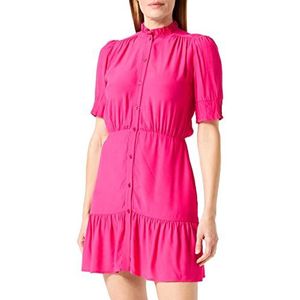 Pinko Marokkaanse Crepe Jurk Casual Jurk Dames, Wwe_fuchsia Cozy