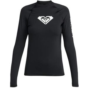 Roxy Whole Hearted dames Lycra, lange mouwen, UPF 50, voor dames, ERJWR03547, zwart/antraciet