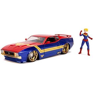 Jada Toys Marvel - Captain Marvel 1973 Ford Mustang Mach 1-1:24
