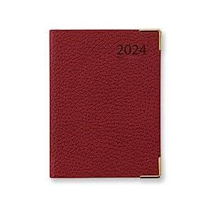 Letts Connoisseur Mini Pocket Weekplanner 2024 Rood
