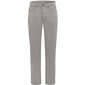 camel active Broek met 5 zakken van gekleurd denim, casual pasvorm, middelstretch jeans voor heren, steengrijs