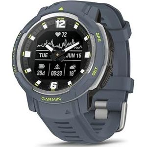 Garmin Instinct Crossover robuuste hybride smartwatch met nauwkeurige analoge tijdwaarneming, meer dan 40 sportapps, meldingen en Garmin Pay
