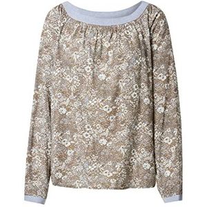 Cream crpatsia dames blouse, Tree House Flower