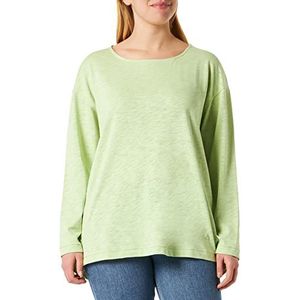 TRIANGLE T-shirt à manches longues femme, vert, 50