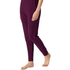 Schiesser Pantalon de Survêtement Chaud et Douillet Lounge – Mix + Relax Couchage Femme, Pflaume, 40