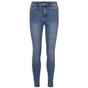 VERO MODA VMSophia Skinny Jeans High Waist Denim Medium Blauw S, denim middenblauw