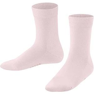 FALKE Family K SO katoenen effen sokken, 1 paar uniseks kindersokken (1 stuk), Rose (Powder Rose 8900) nieuw - milieuvriendelijk