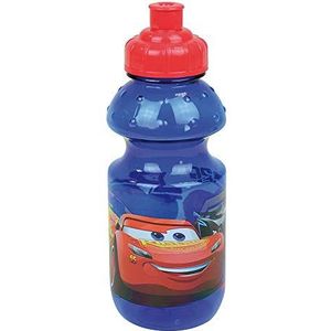 FUN HOUSE 005828 Disney Cars drinkfles voor kinderen, jongeren, uniseks, blauw, M