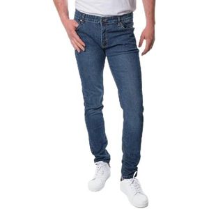 HOPENLIFE Jimbei Jeans voor heren, Donkerblauw, 46