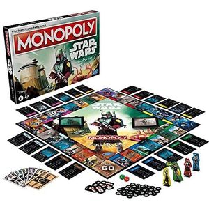 Monopoly: Star Wars Boba Fett Edition Board Game - Ages 8 and Up, 2-4 Players