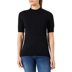 ARISH Beauty-34 T-shirt met korte mouwen, kreuklook, Black Beauty, maat 36, Black Beauty