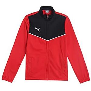 PUMA Jr meisjes trainingspak, rood zwart, 176