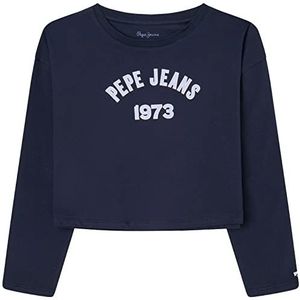 Pepe Jeans Paullete T-shirt voor meisjes, Blauw (Dulwich)