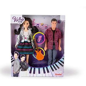 Simba - Kally's Mashup - Pop Kally + Dante - poppenbox poppen 29 cm - gitaar en microfoon - 109413004