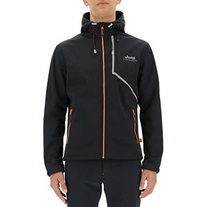 Jeep Xp Jx22a Tech-softshell herenjas met capuchon en zakken met ritssluiting