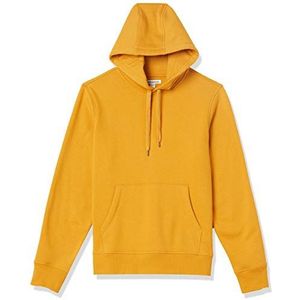 Amazon Essentials Heren fleece hoodie (verkrijgbaar in grote maat), goud, M