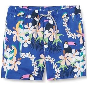 JACK & JONES Jpstfiji Jjswim Aop Ss24 Ly Jnr Zwemshorts voor jongens, Bluing