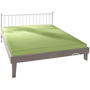 Bassetti 922219 hoeslaken, 185 cm, katoen/elastaan, 140 x 200 cm, 160 x 220 cm, kiwi