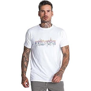 Gianni Kavanagh Alive T-shirt voor heren, wit, Wit.