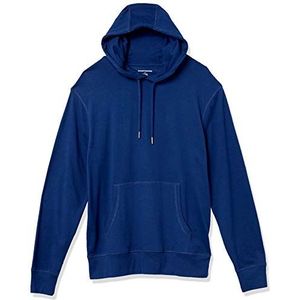 Amazon Essentials Lichtgewicht jersey hoodie voor heren, blauw, M