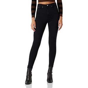 Calvin Klein Jeans High Rise Super Skinny enkelbroek dames, Denim Black