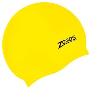 Zoggs Silicone Cap Badmuts Unisex Volwassenen Geel