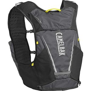 CamelBak Ultra Pro Vest Grafiet/Sulphur Spring S Set voor volwassenen, uniseks, zwart, één maat