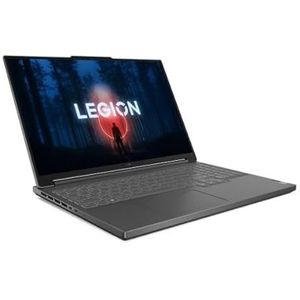 Lenovo Legion Slim 5 Gen 8 Gaming Laptop 16 inch WQXGA 165Hz (AMD Ryzen 7 7840HS, 16GB RAM, 512GB SSD, Nvidia GeForce RTX 4070 8 GB, zonder besturingssysteem) donkergrijs QWERTY-toetsenbord