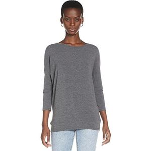 ONLY Onlglamour Jrs Noos damestrui 3/4 top voor dames, zwart, maat XS, donkergrijs melange, M, donkergrijs gemêleerd