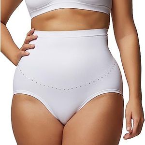 POMPEA Slip Va Comfort Size Sous-vêtements pour femme, Blanc, 3XL grande taille