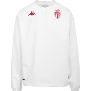 Kappa Arainos Pro 6 Monaco Sweatshirt met capuchon voor heren, wit/rood, XL
