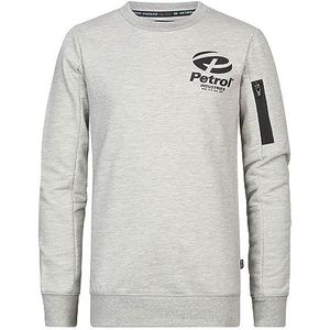 Petrol Industries Boys Sweater Ronde Neck Sweatshirt voor kinderen, lichtgrijs, 4 jaar, Lichtgrijze mix