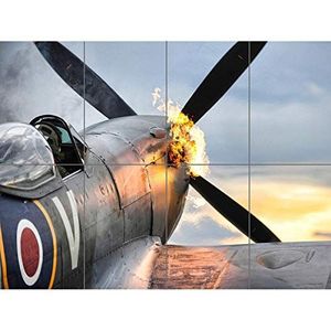 Artery8 Taylor Military UK Spitfire TE311 reusachtige poster gevechtsvliegtuig XL 8 delen