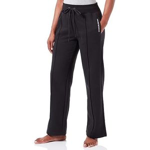 Emporio Armani Iconic Terry Damesbroek, losse broek, zwart, S, zwart.