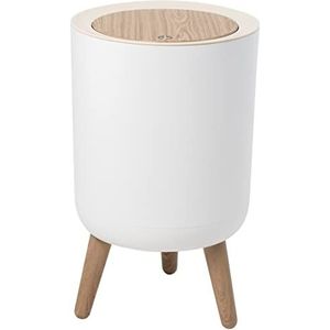 Malmo cosmetica-emmer met standaard, 7 l, houtkleuren