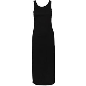 PIECES Pcluna Sl Maxi Dress Sa BC Damesjurk, zwart.